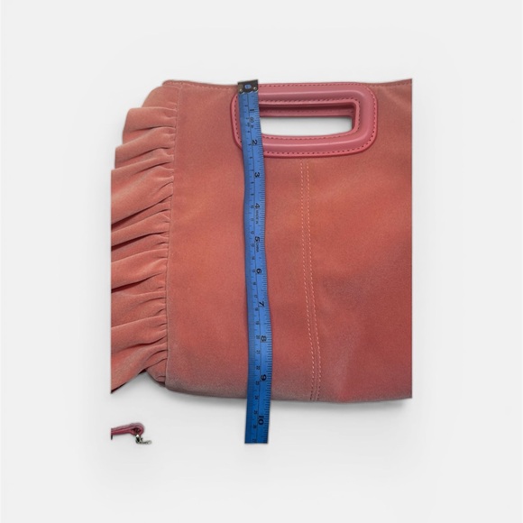 Maje Pink Ruffled Clutch - Picture 8 of 10